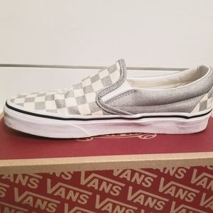 Size 7.5 Checkered Vans